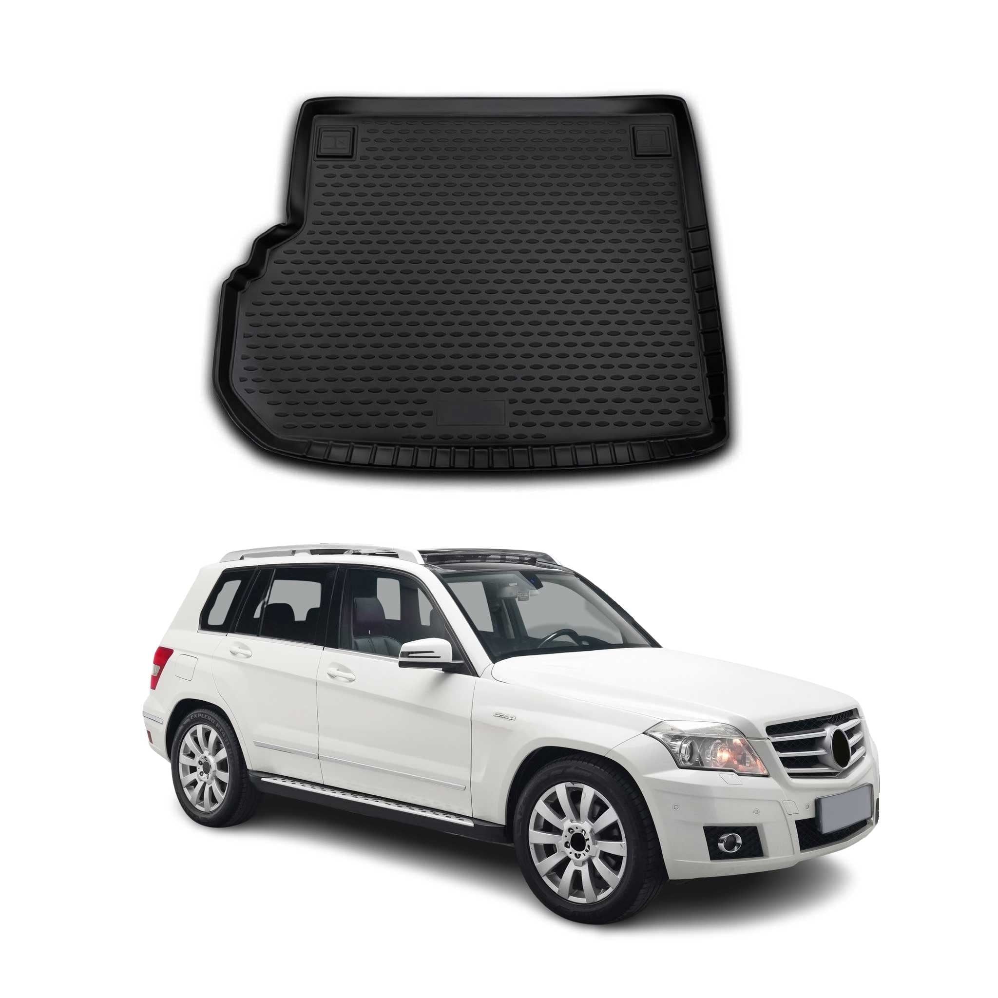 OMAC Cargo Mat Liner For Kia Telluride 2020-2025 – 2nd Row Waterproof Black TPE