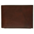 thumbnail image 5 of Cowhide Leather Slim Bifold Wallet with ID Window and Credit Card Sleeves 1310 CF, 5 of 10