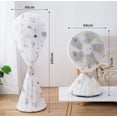 thumbnail image 3 of （Small flowers）Dustproof Electric Fan Protective Cover to Protect Electric Fan, 3 of 4