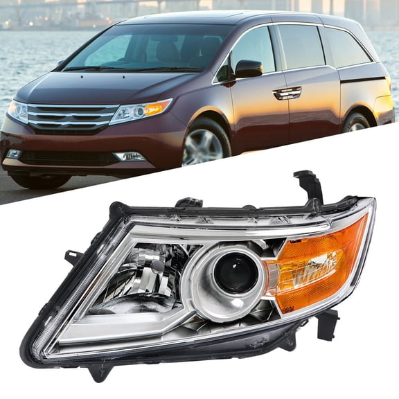 HID Headlight Fit For Honda Odyssey 2011-2013 Headlamp Driver/Left Side Clear