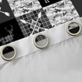 thumbnail image 4 of jejeloiu Woodland Animal Moose Black Out Curtains,Country Farmhouse Lodge Curtains Pack of 2 (42x63 Each),Gray Cmao Checkered Bedroom Curtains For Teens,Ultra Soft Home Decor, 4 of 6