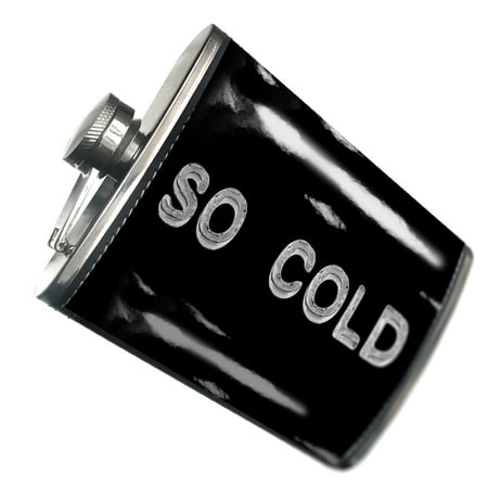 

NEONBLOND Flask So Cold Clear Ice Cubes on Black