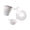 White, variant on Ywmsfl Premium Silicone Flour Funnel With Cover And Measuring Bowl For Efficient Baking Kitchen Supplies