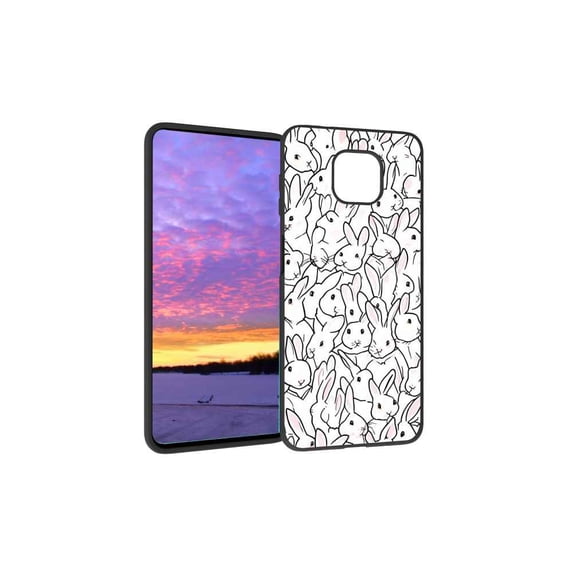 Compatible with Moto G Power 2021 Phone Case, Rabbit-582 Case Silicone Protective for Teen Girl Boy Case for Moto G Power 2021