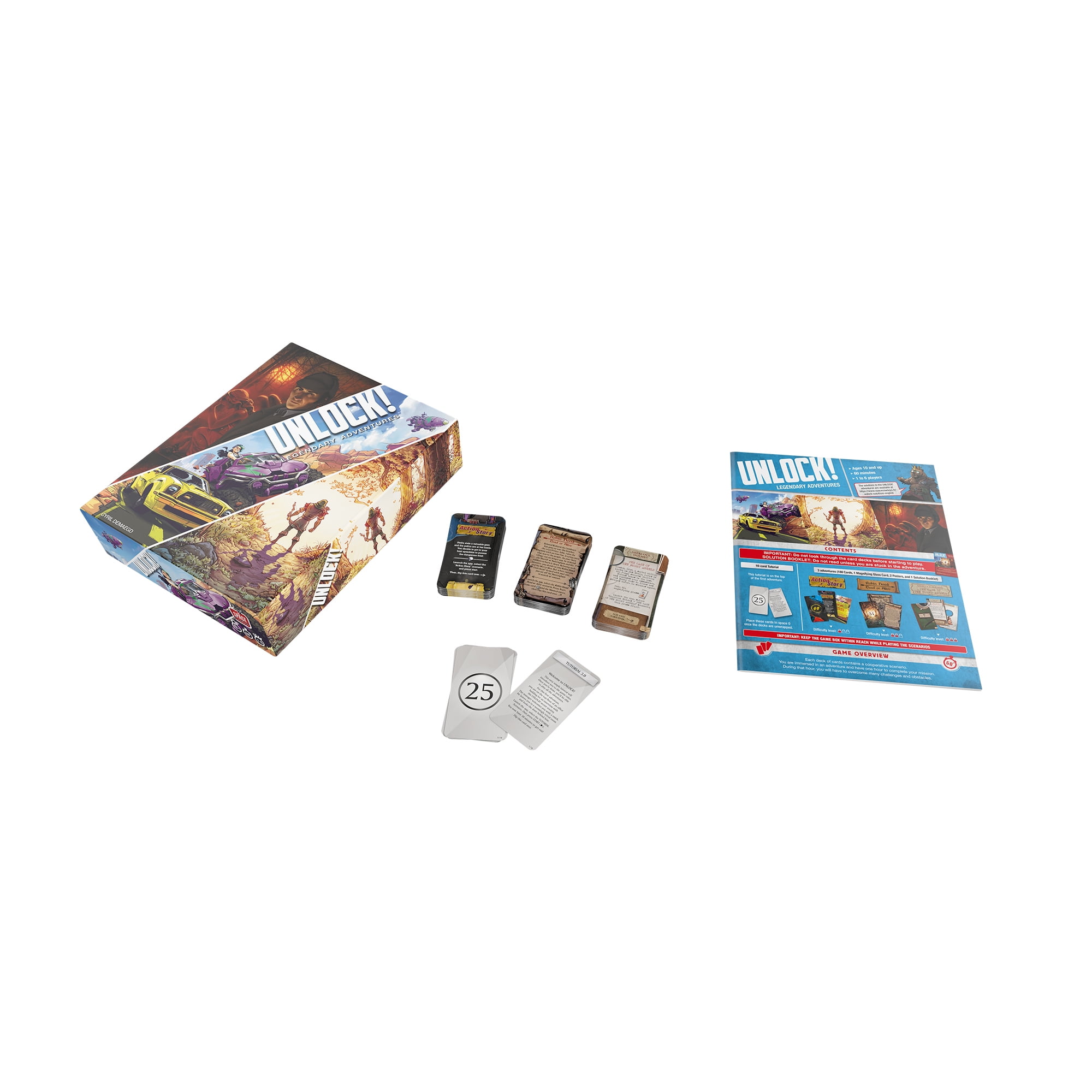 Unlock! Legendary Adventures Family Card Game for Ages 10 and up, from Asmodee