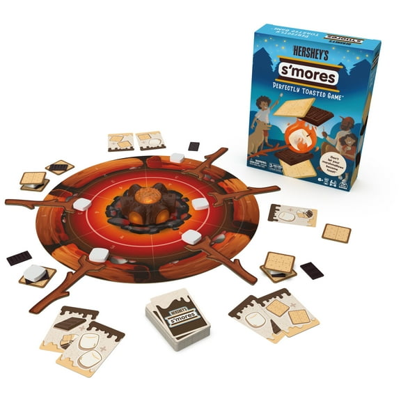 HERSHEY’S S’mores Perfectly Toasted Game, for Kids Ages 6 and up