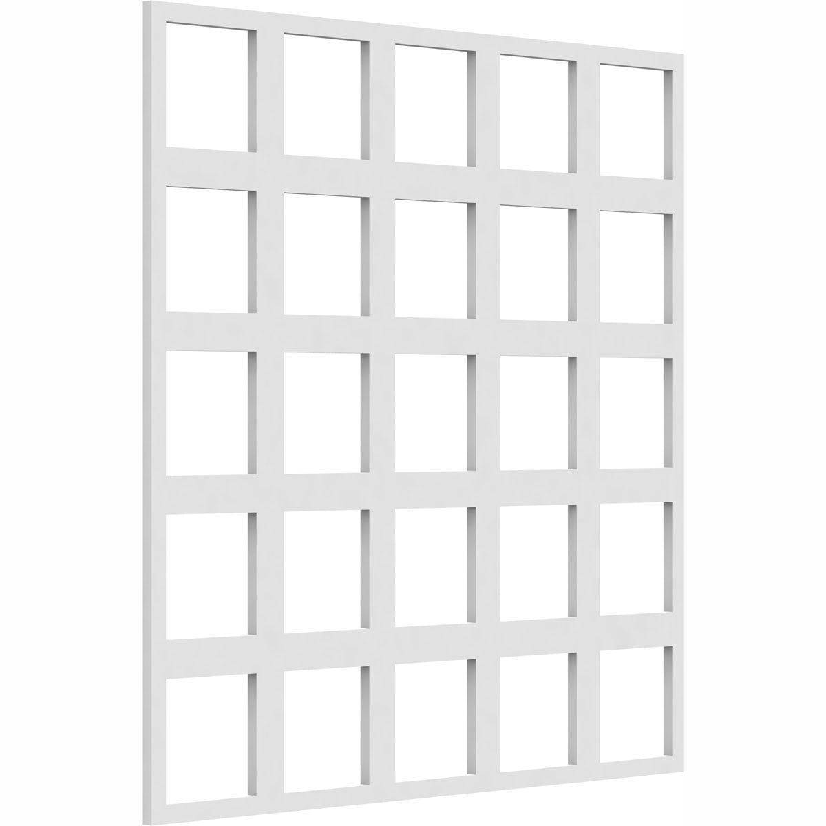 Ekena Millwork 23 3/8"W x 23 3/8"H x 3/8"T Large Manchester Decorative Fretwork Wall Panels in Architectural Grade PVC