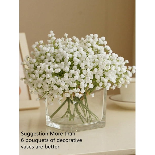 Artificial Flower Single Stem With Multiple Heads, Home Decoration Baby's Breath