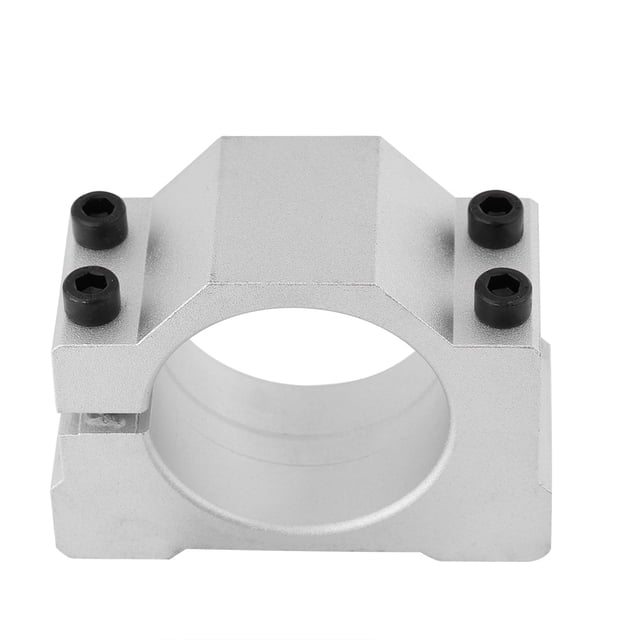 Spindle Motor Holder,Cast Aluminium Spindle Motor Spindle Motor Mount Bracket Clamp CNC Bracket Clamp Power Packed Performance
