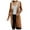 Brown, variant on PMVFHDE Women's Winter Fashion Solid Color V-Neck Long Sleeve Button Cardigan Knit Long, Elegant for Work and Casual Beige，M