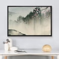 thumbnail image 3 of wall26 Framed Canvas Print Wall Art Spring Mountains with Birds and Cherry Blossom Nature Wilderness Illustrations Modern Rustic Scenic Colorful for Living Room, Bedroom, Office - 24"x36" B, 3 of 5