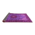 thumbnail image 2 of Ahgly Company Indoor Rectangle Medallion Purple Traditional Area Rugs, 5' x 7', 2 of 4
