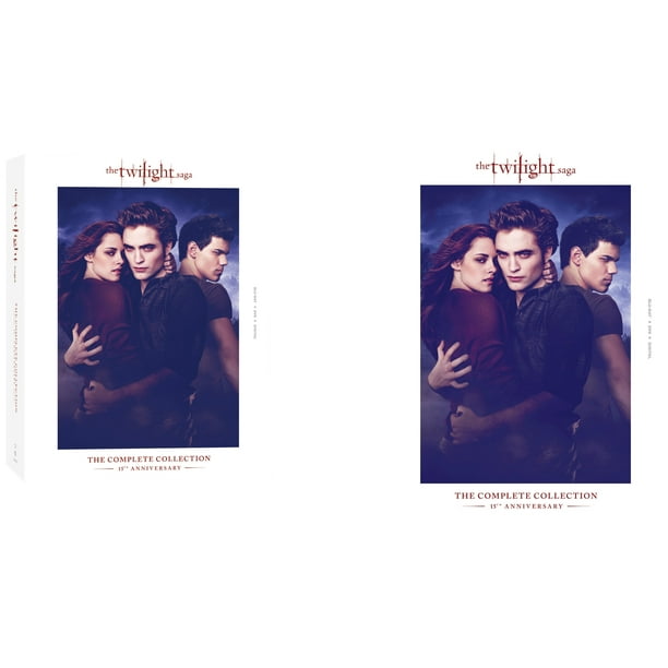 Twilight Saga 5 Movie Collection 15th Anniversary (Blu-ray + DVD