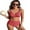 Red, variant on Asoul Cross Strsps Bikini Sets for Womens Ribbed V Neck Two Piece Swimsuit Push Up Bathing Suit 2025