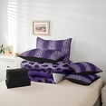 thumbnail image 6 of Castle Fairy Animal Leopard 7-Piece Twin Bedding Sets for Teenagers,Gradient Purple Bedding Comforter Set,Abstract Vintage Breathable Sheet Sets,Microfiber Bedroom Decor, 6 of 8