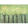 thumbnail image 2 of Gonzalez, Roberto 14x11 Gold Ornate Wood Framed with Double Matting Museum Art Print Titled - Live Green Trees, 2 of 4