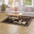 thumbnail image 4 of Western Texas Star Vintage Style Stars On Wood Panel Print Rustic Home Decor Living Room Carpet Non-slip Soft Comfy Hotel Lobby Floor Rug Kitchen Bedroom Entrance Doormat Mats 63"x 79", 4 of 7