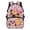 Capybara Bow Boba Print, variant on Dolphin Mermaid Scale Print Kids Backpack for Elementary to Middle School Students Ages 6-14 17 Inch Large Capacity Backpack for Kids 8-12 Back to School Ideal Choice