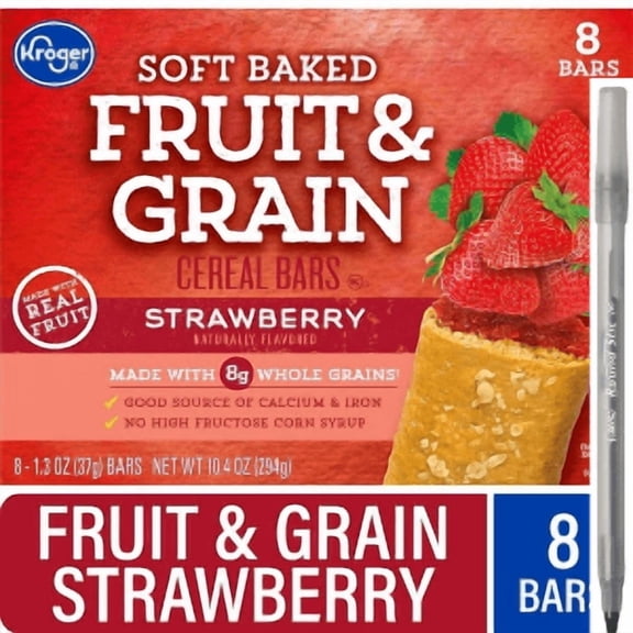 Kroger® Fruit and Grain Strawberry Cereal Bars