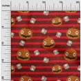 thumbnail image 1 of oneOone Cotton Cambric Candy Red Fabric Halloween Craft Projects Decor Fabric Printed By The Yard 42 Inch Wide, 1 of 4