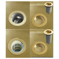 thumbnail image 4 of Kitchen Sink Strainer Sink Funnel Anti Blocking Sink Dishwasher Basin Floor Drain Drain Basket Filter Hair Catcher,1 x Kitchen Sink Strainer,Gold, 4 of 4