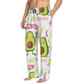 thumbnail image 2 of Fotbe Men'S Avocado Work Outclassic Pajama Pants With Elastic Waist And Drawstring Pockets，Pajama Pants Mens Lounge Pants Super Soft, 2 of 9