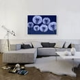 thumbnail image 2 of ARTCANVAS Dandelion Navy Blue Rectangle Canvas Art Print - Size: 40" x 26" (1.50" Deep), 2 of 9