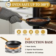 Granitestone Armor Max 14 Pc Pots and Pans Set Non Stick, Induction Cookware Sets, Kitchen Cookware Sets, Nonstick Cookware Set, Non Stick Pot and Pan Set, Hard Anodized, Oven and Dishwasher Safe