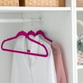 thumbnail image 3 of Simplify Durable Plastic and Fabric Clothes Hanger, 10 Count, 3 of 9