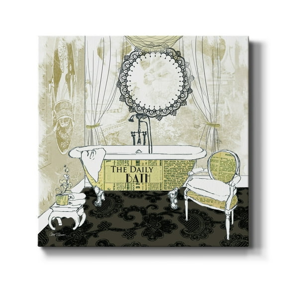 Daily Bath-Premium Gallery Wrapped Canvas - Ready to Hang