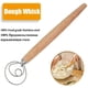 thumbnail image 5 of Batidor de masa danés de acero inoxidable con mango de madera Utensilios para hornear en la cocina Especial Ormromra LN-0822, 5 of 7