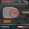 thumbnail image 5 of Worx Nitro 710 MSI 20V Brushless Hydro shot Plus Portable Power Cleaner, 5 of 13