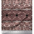 thumbnail image 1 of Soimoi Polyester Crepe Fabric Geometric & Paisley Decorative Print Fabric by The Yard 52 Inch Wide, 1 of 1