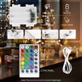 thumbnail image 4 of Juego de 2 luces Fairy Lights Dazzle Bright, que cambian de color, 40 m, 120 LED, 4 of 7