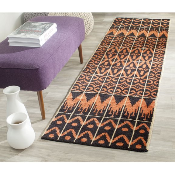 Safavieh Kenya Kestrel Southwestern Runner Rug, Orange/Black, 2'3" x 8'