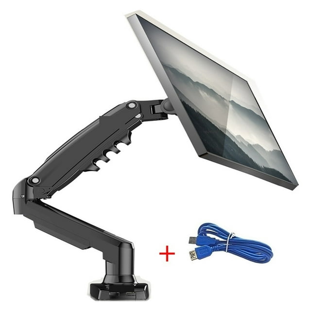 F80 Gas Spring 17-30 Inch Desktop LED LCD Monitor Mount Holder Arm Ergonomic Gas Strut Flexi Mount Load 2~9kgs ,Easy to Use