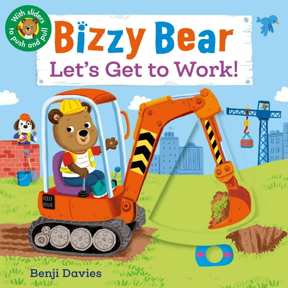 Pre-Owned Bizzy Bear: Let's Get to Work!: (Interactive Board Book about a Job Site Including Trucks and Construction Vehicles for Toddlers - With Sturdy Tabs an (Board book) 0763658995 9780763658991