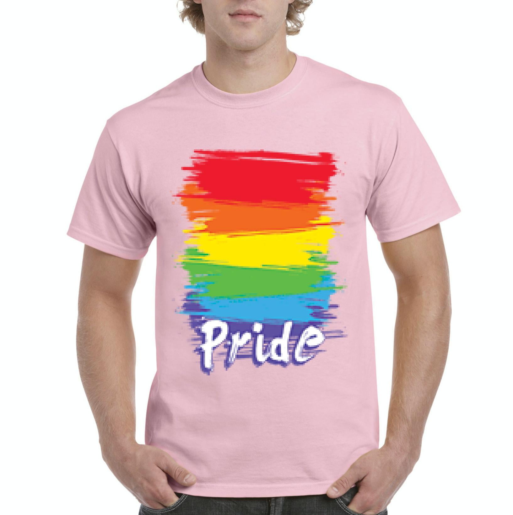 IWPF Mens Rainbow Pride Short Sleeve TShirt