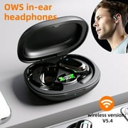 MPOW Wireless Bluetooth 5.4 Earbuds, OWS Ear-Hook Open-Ear Earphones, Touch Control Non-In-Ear Sports Headphones with Charging Case