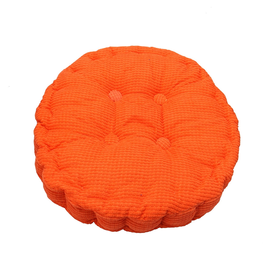 Home Office Corduroy Round Shaped Sofa Floor Chair Seat Cushion Pad Red