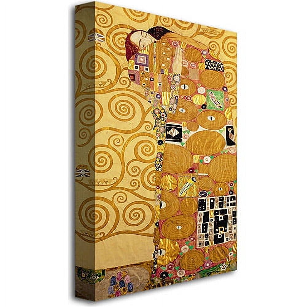 Trademark Fine Art "Fulfillment" Canvas Wall Art by Gustav Klimt