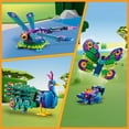 thumbnail image 4 of LEGO Creator 3 in 1 Exotic Peacock Toy, Transforms from Peacock to Dragonfly to Butterfly Toy, Play-and-Display Gift Idea for Boys and Girls Ages 7 Years Old and Up, Bird Toy, 31157, 4 of 6