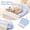 Blue, variant on Sleeping Bag for Cats, Cozy Self Warming Cat Sleeping Bag for Indoor Cats, 360° Wrap Cat Hideaways Pet Snuggle Sack for Sleeping Relax Play (Gray)