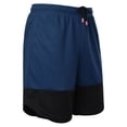 thumbnail image 2 of Hpapadks Mens Swim Trunks Summer Beach Sports Running Fitness Matching Color Short Pant Swim Shorts Men Navy XXL, 2 of 4