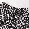 thumbnail image 5 of LIIPEE Girls Outfit Sets Casual Summer Fashion Leopard Letter Printed Short Sleeve Crew Neck Tee Tops Wide Leg Pants 2 Piece Set Youth Comfortable Breathable Cute Clothing,Black,15-16 Years, 5 of 8