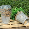 thumbnail image 4 of Houderco 2Ud Retro Flower Bucket De Hierro Para Suministros De Jardín Y Vintage, 4 of 8