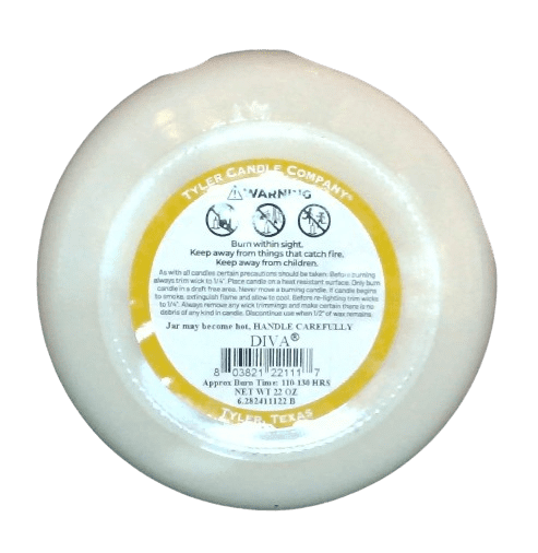 (2 pack) Tyler Candle Company - Diva - 22oz jar candle - with Tyler matches