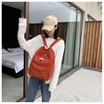 thumbnail image 5 of Mochila pequeña y fresca estilo academia Velvet Art, versión linda de la mochila de ocio, 5 of 5