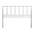 thumbnail image 2 of Modway Kiana Metal Stainless Steel Adjustable Height Headboard, Full, Gray, 2 of 5