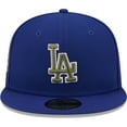 thumbnail image 2 of Men's New Era Royal Los Angeles Dodgers 60th Anniversary Spring Training Botanical 59FIFTY Fitted Hat, 2 of 5